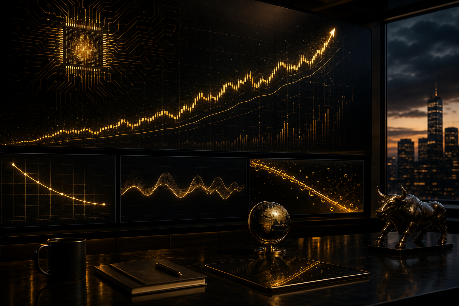 Market Pulse: Futures Extend Rebound as Oil Slides and Fed Week Begins